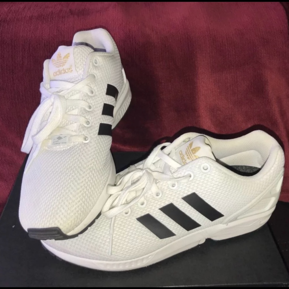 Adidas Torsion ZX Flex White W/ Black Stripes